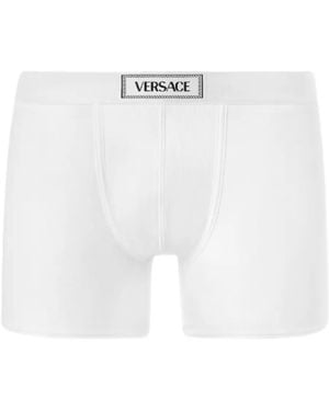 Versace Logo Briefs - White