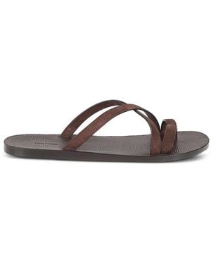 TOMFORD サンダル フラットサンダル TOM FORD Snake-Embossed Leather
