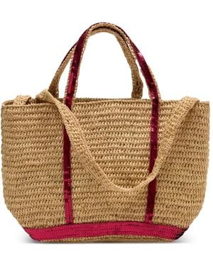 Vanessa Bruno Double-Handle Tote Bag - Brown