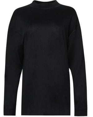 KHAITE Dylan Mock-Neck Sweater - Black