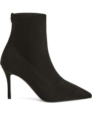 Giuseppe Zanotti 90Mm Mirea Pointed-Toe Ankle Boots - Black
