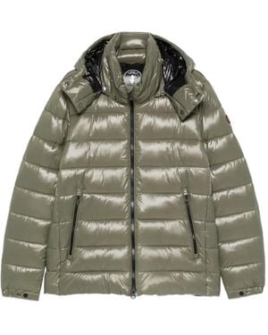 Save The Duck Hooded Zip-up Coat - グリーン