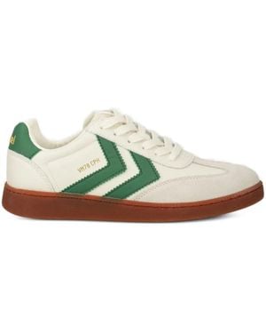 Hummel Sneakers Con Dettaglio Chevron - Verde