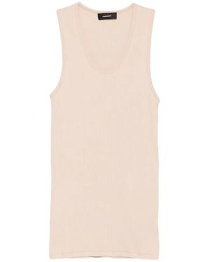 Wardrobe NYC Ribbed-Knit Tank Top - Natural