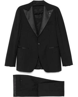 Tagliatore Virgin Wool Suit - Black