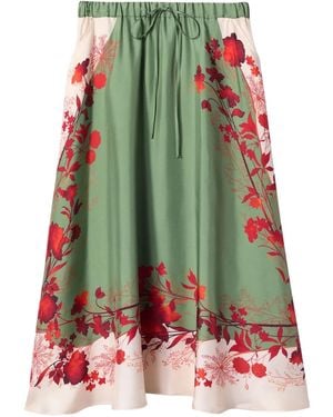 La DoubleJ Drawstring Skirt Placée - Green