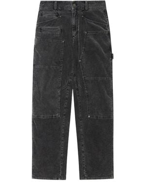 Isabel Marant Vaqueros Lois a paneles - Gris