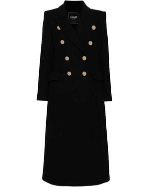 Liu Jo Cappotto Doppiopetto - Nero