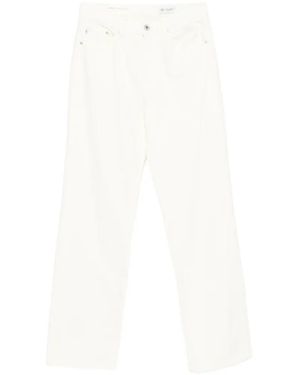 AG Jeans Brinley Mid Rise Jeans - White