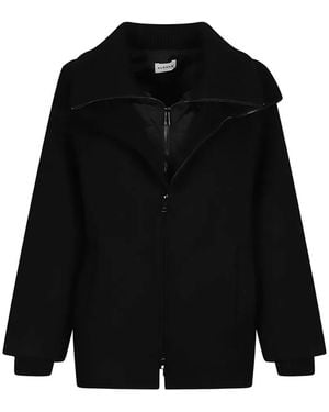 P.A.R.O.S.H. Jacke Im Layering-Look - Schwarz