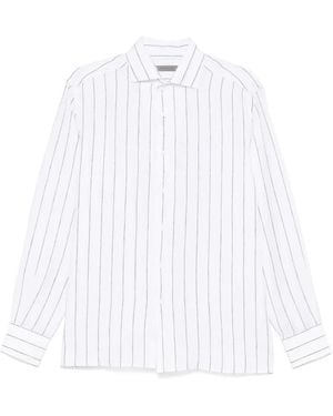 Corneliani Linen Shirt - White