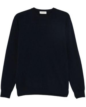 Piacenza Cashmere Crew-Neck Sweater - Blue