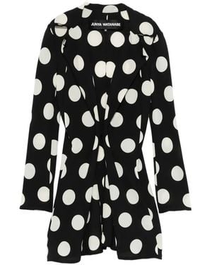 Junya Watanabe Dotted Single-Breasted Jacket - White
