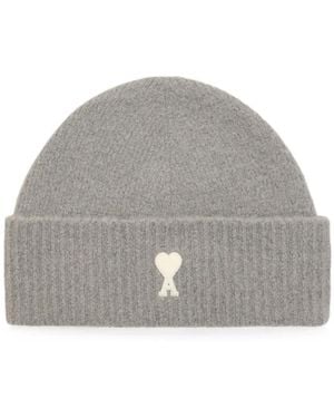 Ami Paris Berretto Ami De Coeur - Grigio