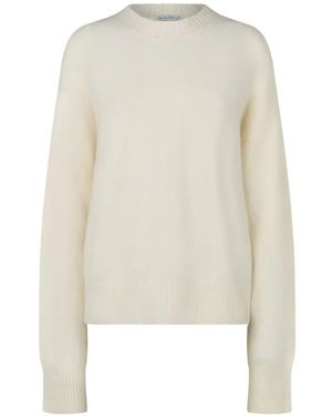 Ballantyne Plain Sweater - White