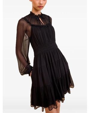 Ulla Johnson Ruffled Tiered Dress - Black