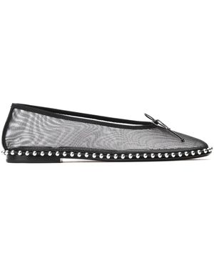 Alexander Wang Lina Ballchain Ballet Flats - Grey