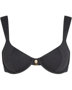 KARL LAGERFELD Top De Bikini Hotel Karl Con Aros - Negro