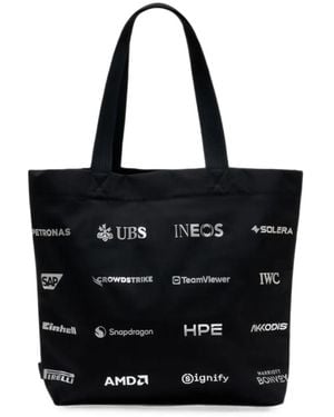 Y-3 X Mercedes Borsa Tote Amg Petronas Formula 1 Team - Nero