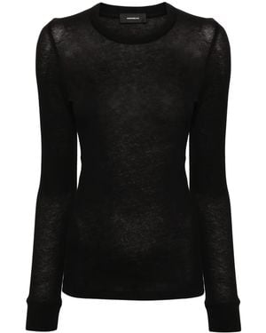 Wardrobe NYC Cotton T-Shirt - Black