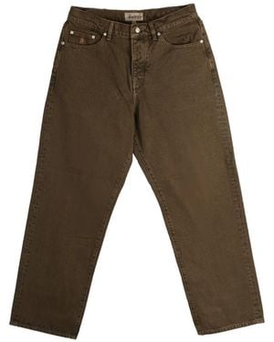 Stussy Five-Pocket Denim Jeans - Brown