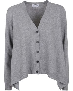 McQueen Geknöpfter Kaschmircardigan - Grau
