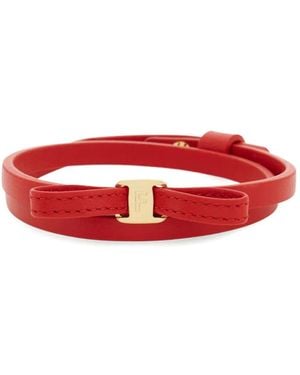 Ferragamo Mini Bow Bracelet - Red