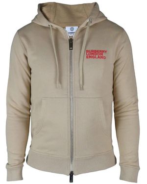 Burberry Zip Hoodie - Grey