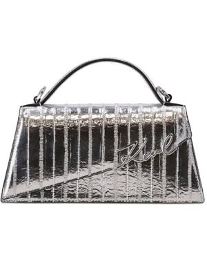 Karl Lagerfeld Metallic Tote Bag