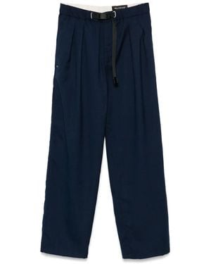 White Sand Straight Pants - Blue