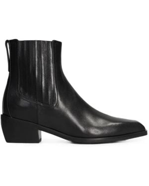 Mara Bini Stiefeletten Mit Eckiger Kappe - Schwarz