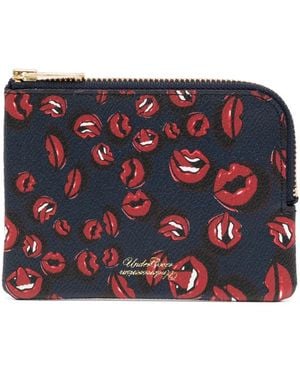 Undercover Graphic-Print Wallet - Blue