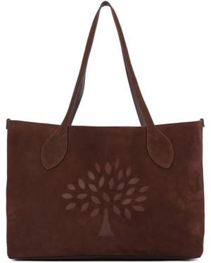 Mulberry Tree Suede Tote - Brown