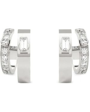 Nouvel Heritage Boucles D'Oreilles Dinner Date Mood En Or Blanc 18Ct