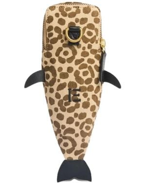 Inoui Edition Pouch Felis Whale - Metallizzato