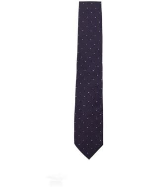 Tom Ford Polka-Dot Silk Tie - Blue