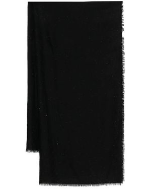 AMA Pure Cashmere Scarves - Black