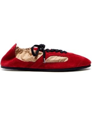 Proenza Schouler Soft Track Trainers - Red