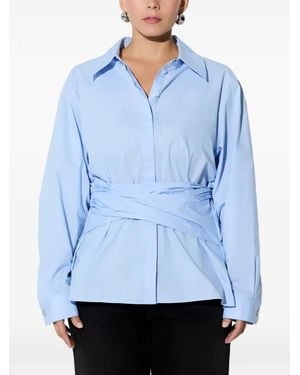 MARCELLA Chemise Ellory À Détail Noué - Blue