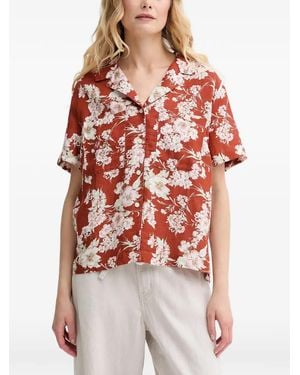 Levi's Chemise À Fleurs - Rouge