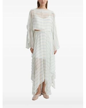 Bondi Born Capri Kimono-Sleeve Blouse - Gray