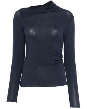 Niu Pull À Design Asymétrique - Bleu