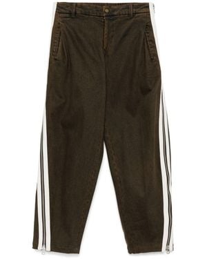 CROQUIS Drawstring Zip-Up Jeans - Green