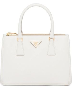 Prada ガレリア ハンドバッグ M - ナチュラル