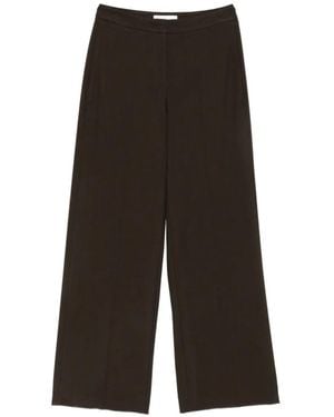 Marc O' Polo Wide-Leg Tailored Pants - Brown