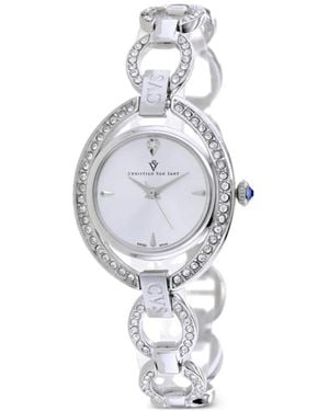 Christian Van Sant Stella 28Mm Watch - White