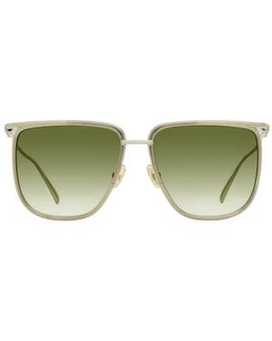 Ferragamo Eyewear Square-Frame Sunglasses - Green