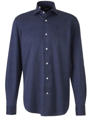 Vincenzo Di Ruggiero Paisley-Print Shirt - Blue