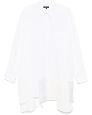Comme des Garçons Camicia Con Paillettes - Bianco
