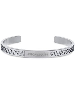 Aston Martin Watches Engraved Bangle - White